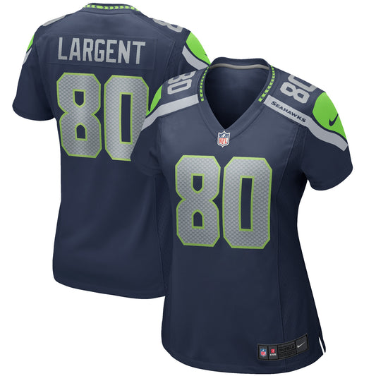 Seattle Seahawks Steve Largent College Navy Game Retired Player Jersey JS1842
