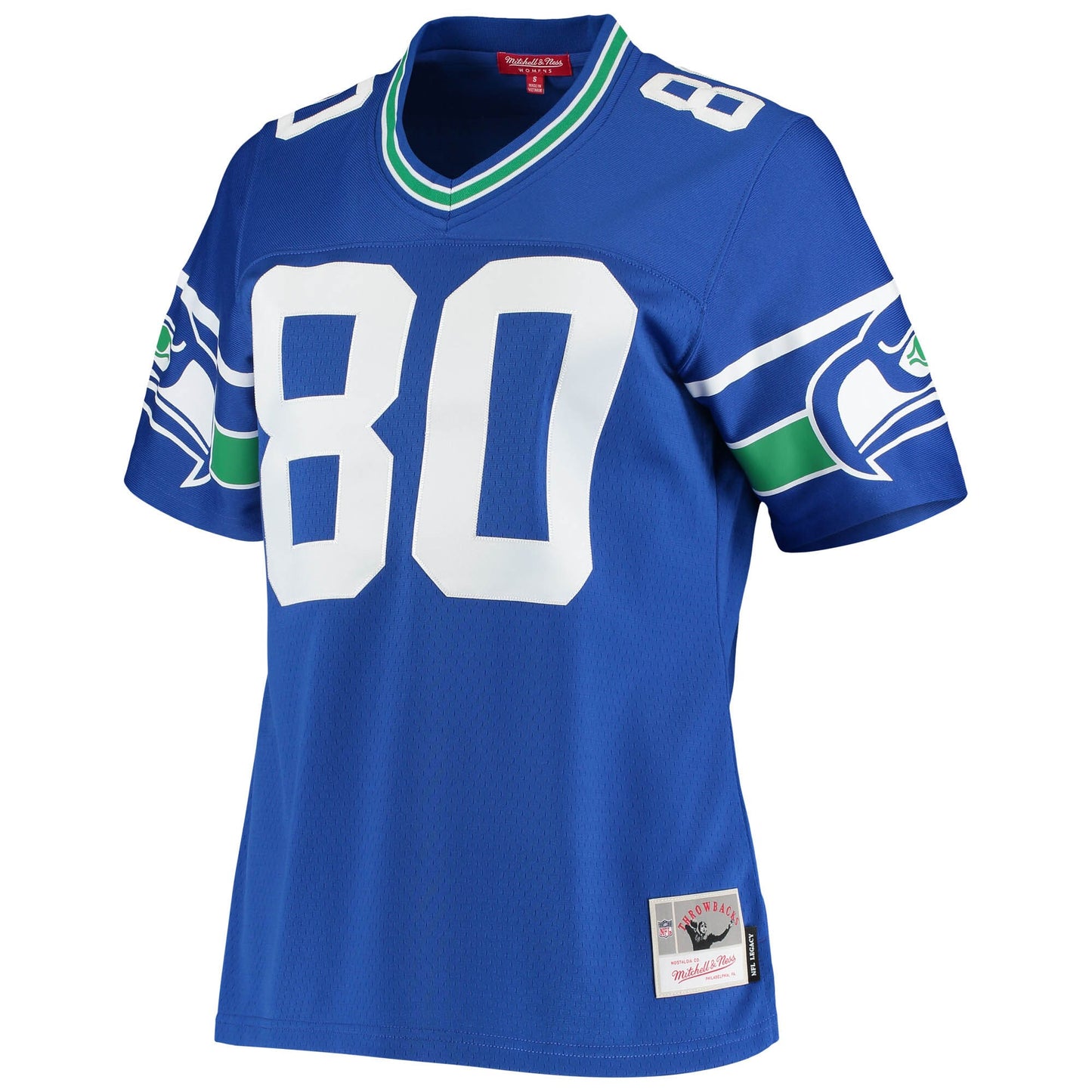 Seattle Seahawks Steve Largent Mitchell & Ness Royal 1985 Legacy Jersey JS5097
