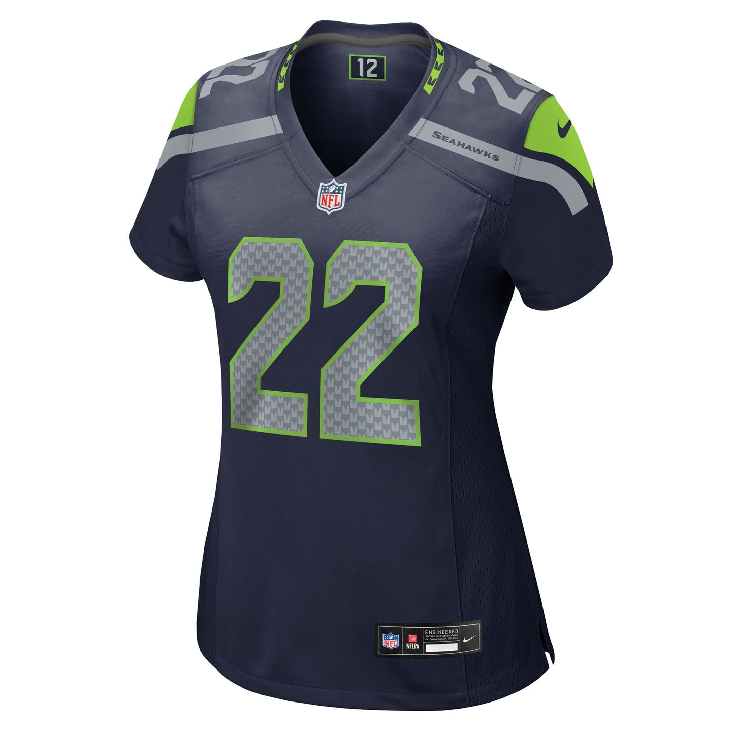 Seattle Seahawks Tre Brown College Navy Team Game Jersey JS3099