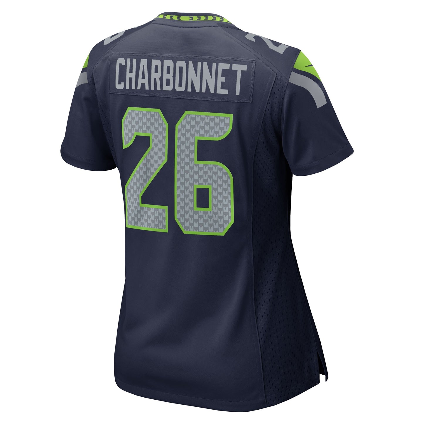 Seattle Seahawks Zach Charbonnet College Navy Team Game Jersey JS1132