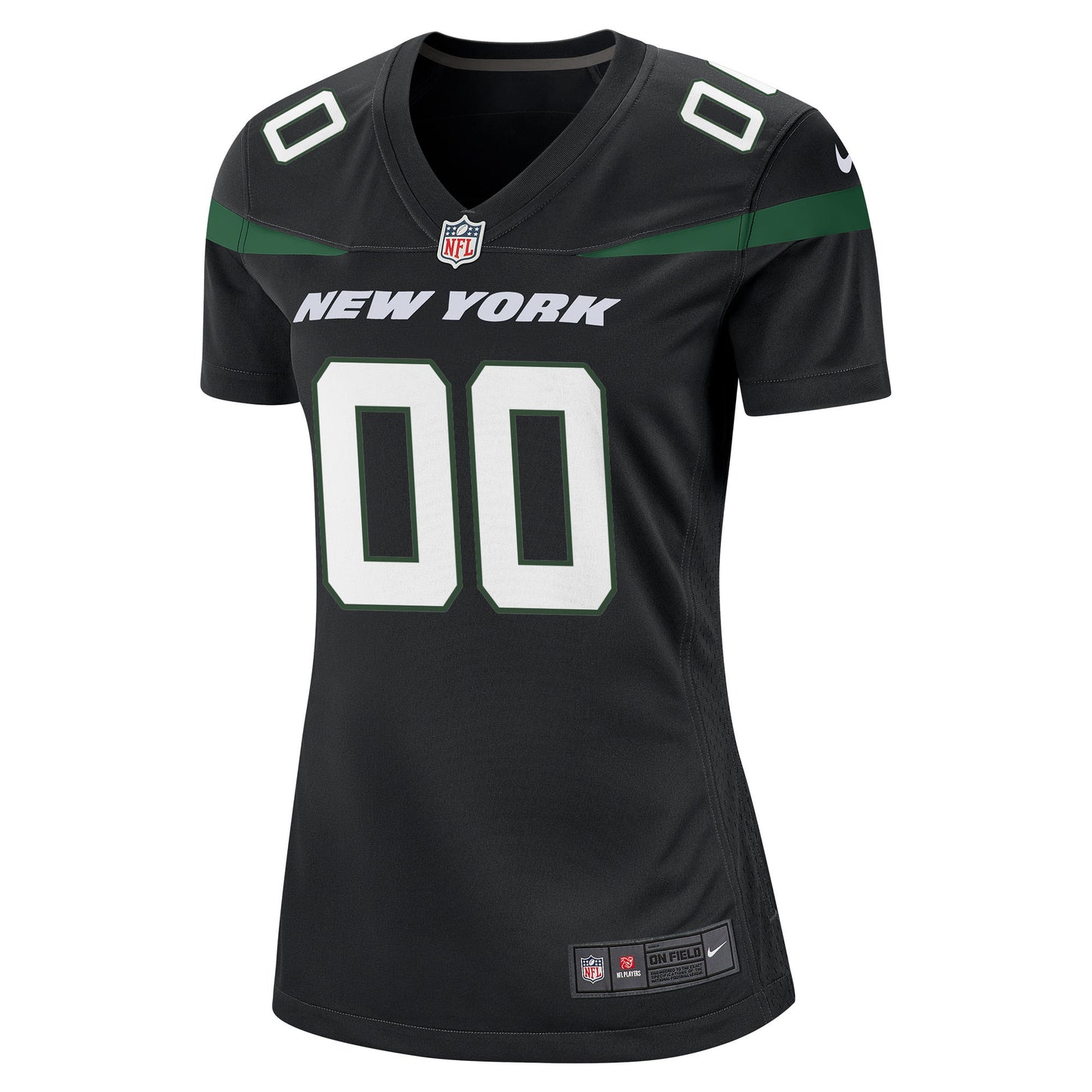 Stealth Black New York Jets Alternate Custom Game Jersey JS3027