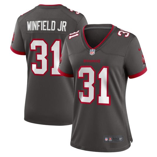 Tampa Bay Buccaneers Antoine Winfield Jr. Pewter Game Jersey JS3963
