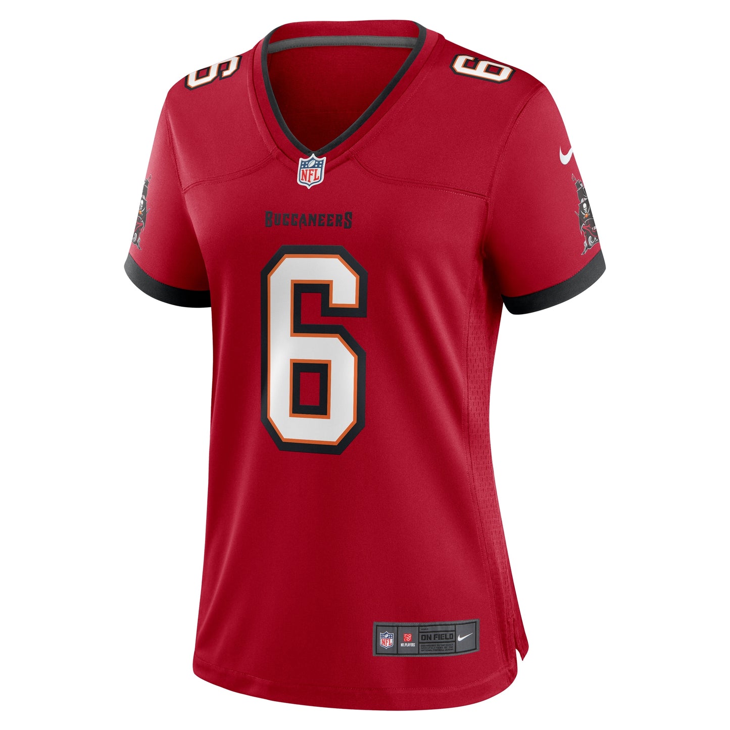 Tampa Bay Buccaneers Baker Mayfield Red Game Jersey JS2156