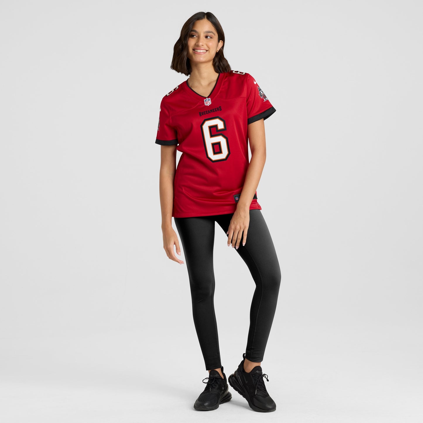 Tampa Bay Buccaneers Baker Mayfield Red Game Jersey JS2156