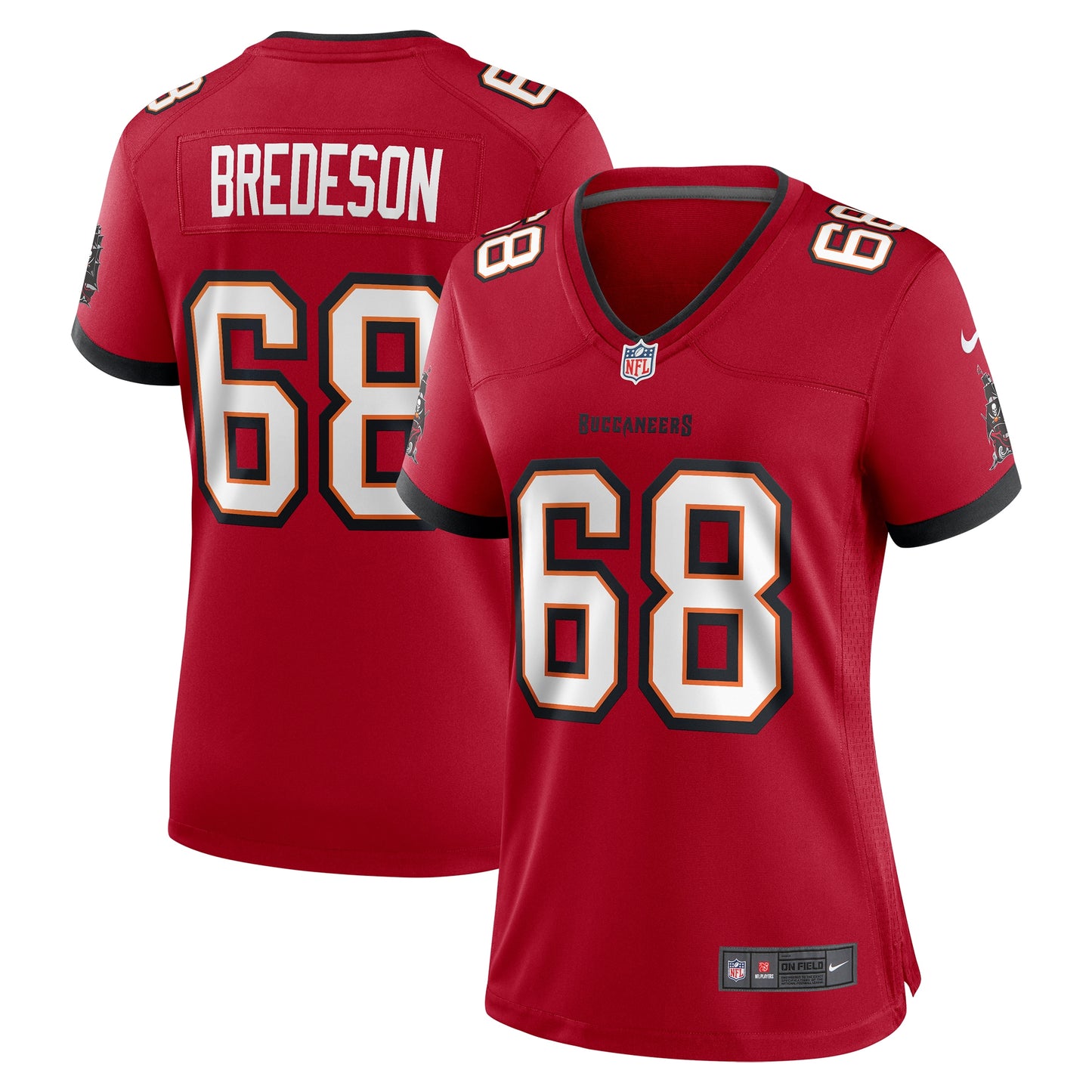 Tampa Bay Buccaneers Ben Bredeson Red Game Jersey JS5030
