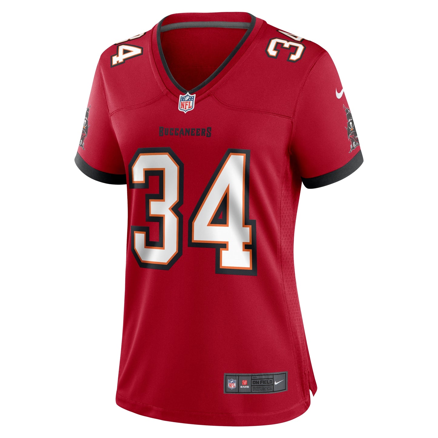 Tampa Bay Buccaneers Bryce Hall Red Team Game Jersey JS7993