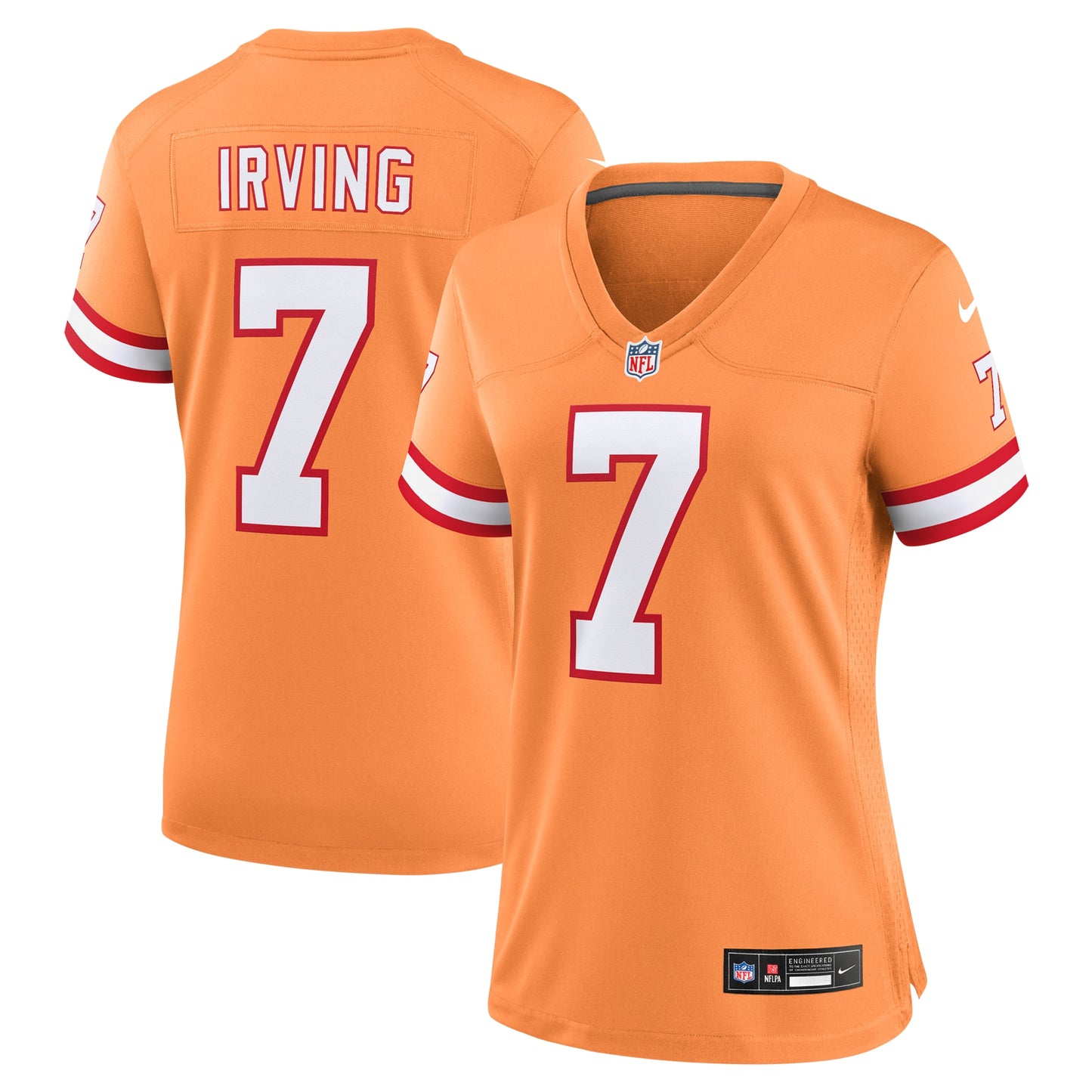 Tampa Bay Buccaneers Bucky Irving Orange Alternate Game Jersey JS5977
