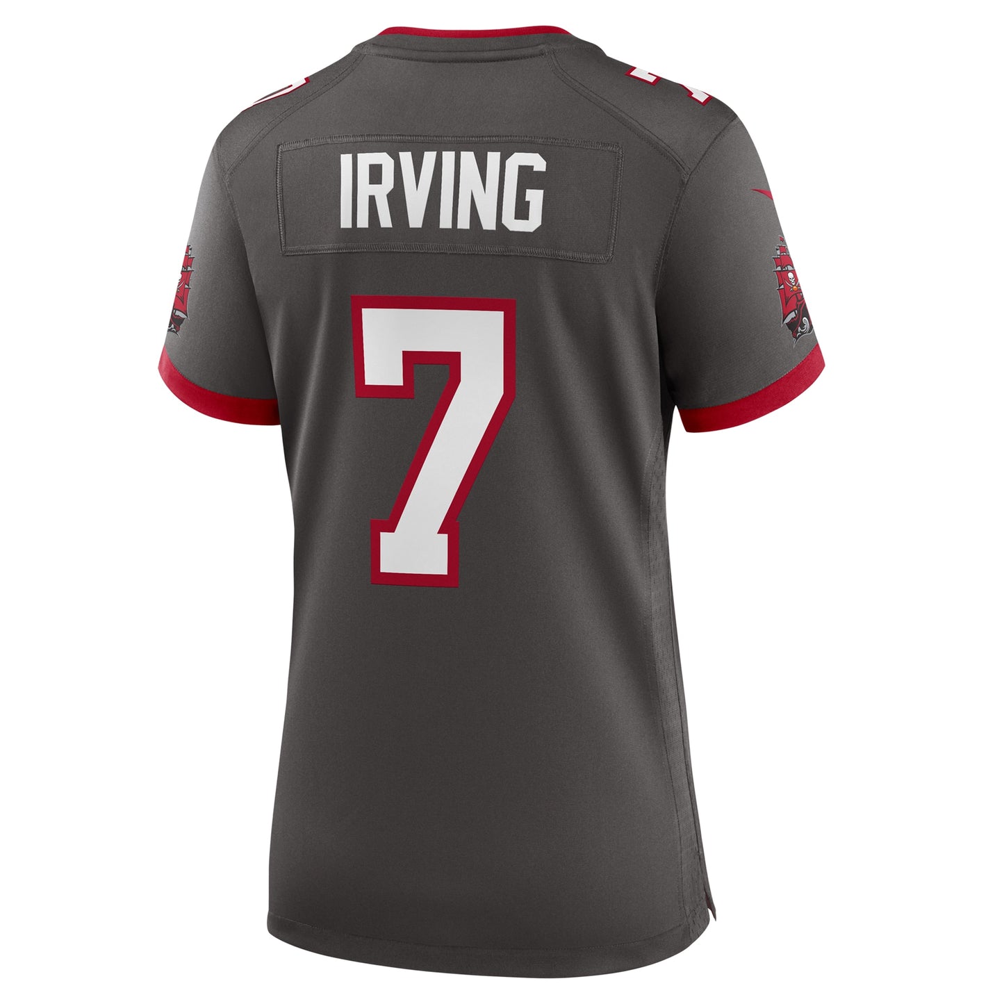 Tampa Bay Buccaneers Bucky Irving Pewter Alternate Game Jersey JS8449