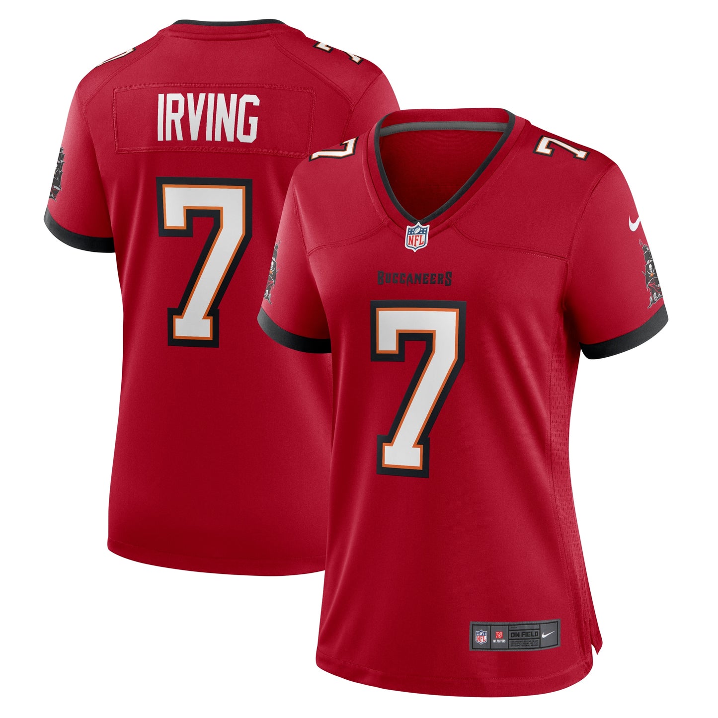 Tampa Bay Buccaneers Bucky Irving Red Game Jersey JS2487