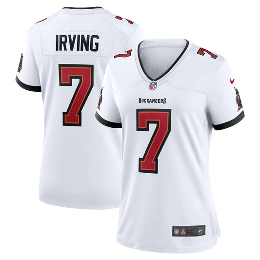 Tampa Bay Buccaneers Bucky Irving White Game Jersey JS6050