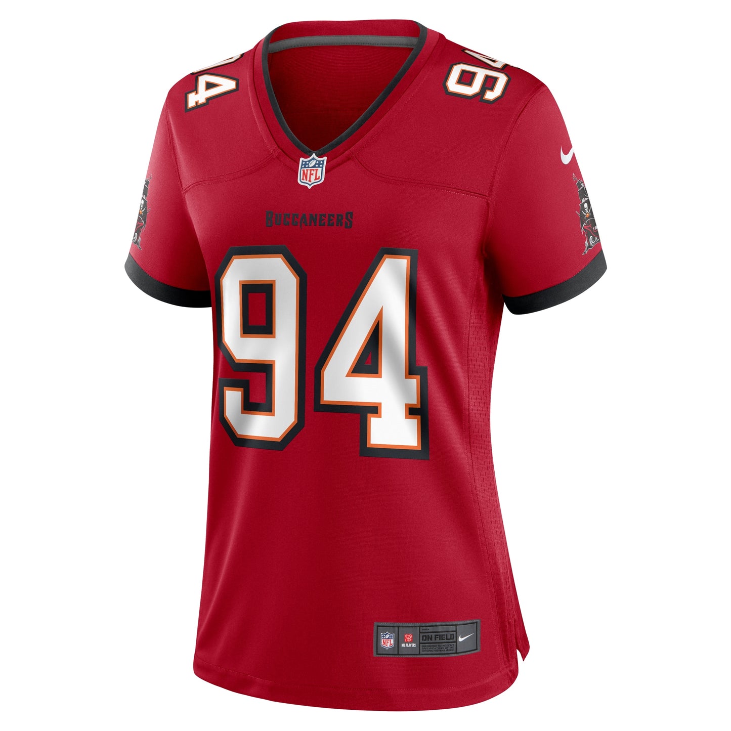 Tampa Bay Buccaneers Calijah Kancey Red Game Jersey JS9937