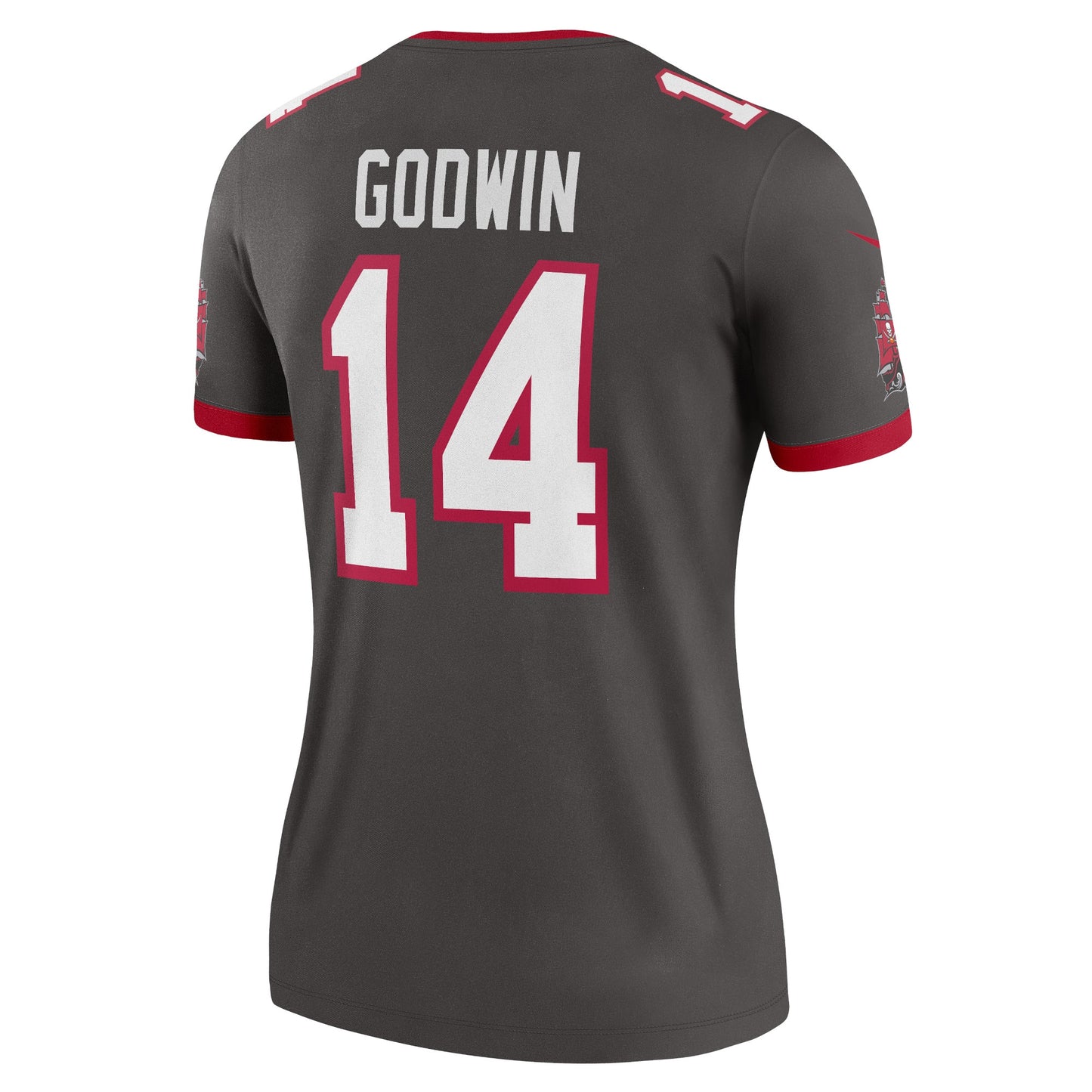 Tampa Bay Buccaneers Chris Godwin Pewter Alternate Legend Player Performance Top JS7762 Jersey