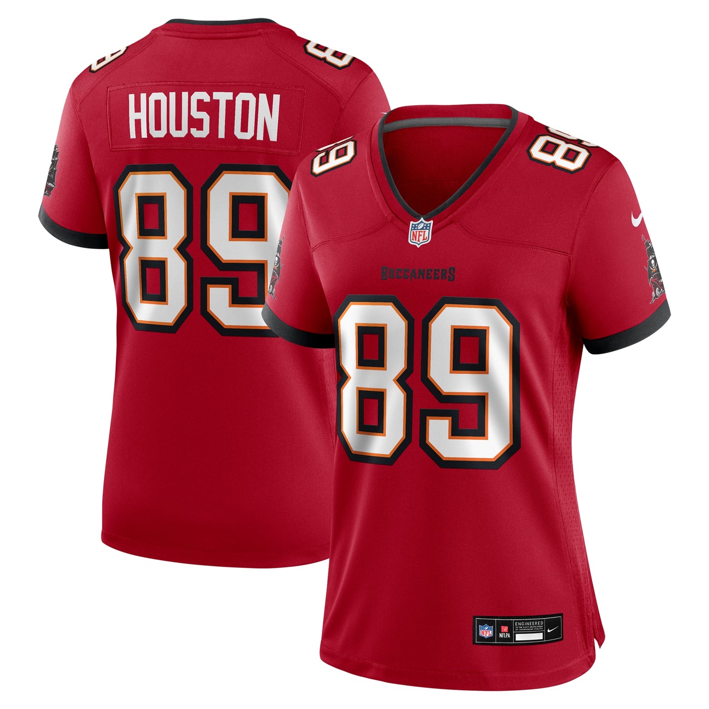 Tampa Bay Buccaneers Dennis Houston Red Game Jersey JS8874