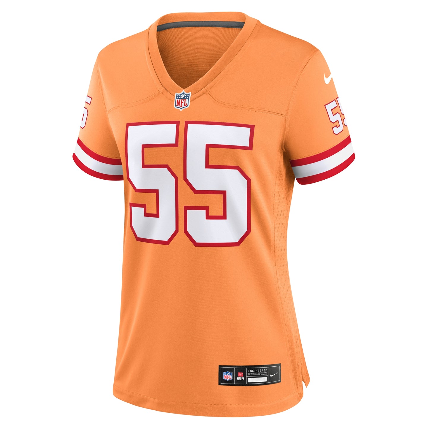 Tampa Bay Buccaneers Derrick Brooks Orange Throwback Game Jersey JS7464