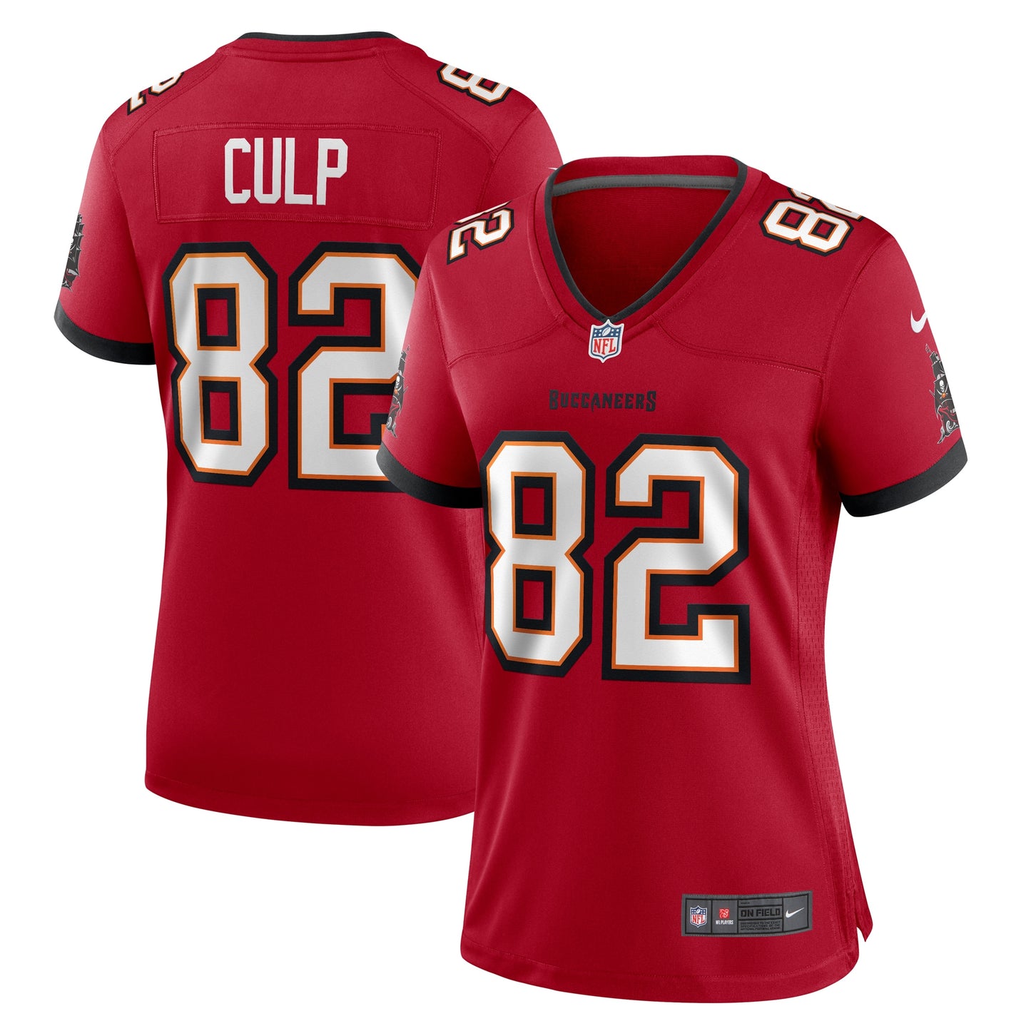 Tampa Bay Buccaneers Devin Culp Red Game Jersey JS8452