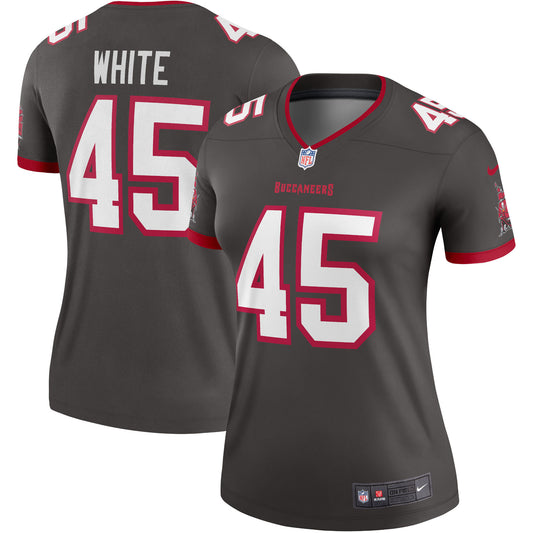 Tampa Bay Buccaneers Devin White Pewter Alternate Legend Player Performance Top JS7596 Jersey