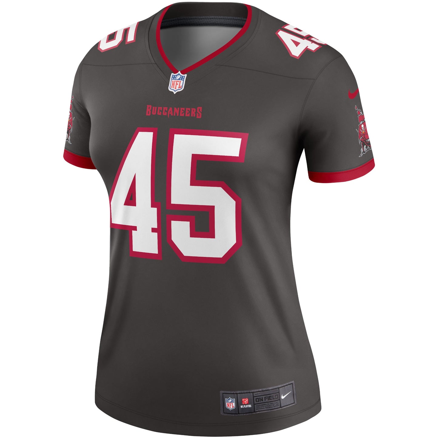 Tampa Bay Buccaneers Devin White Pewter Alternate Legend Player Performance Top JS7596 Jersey