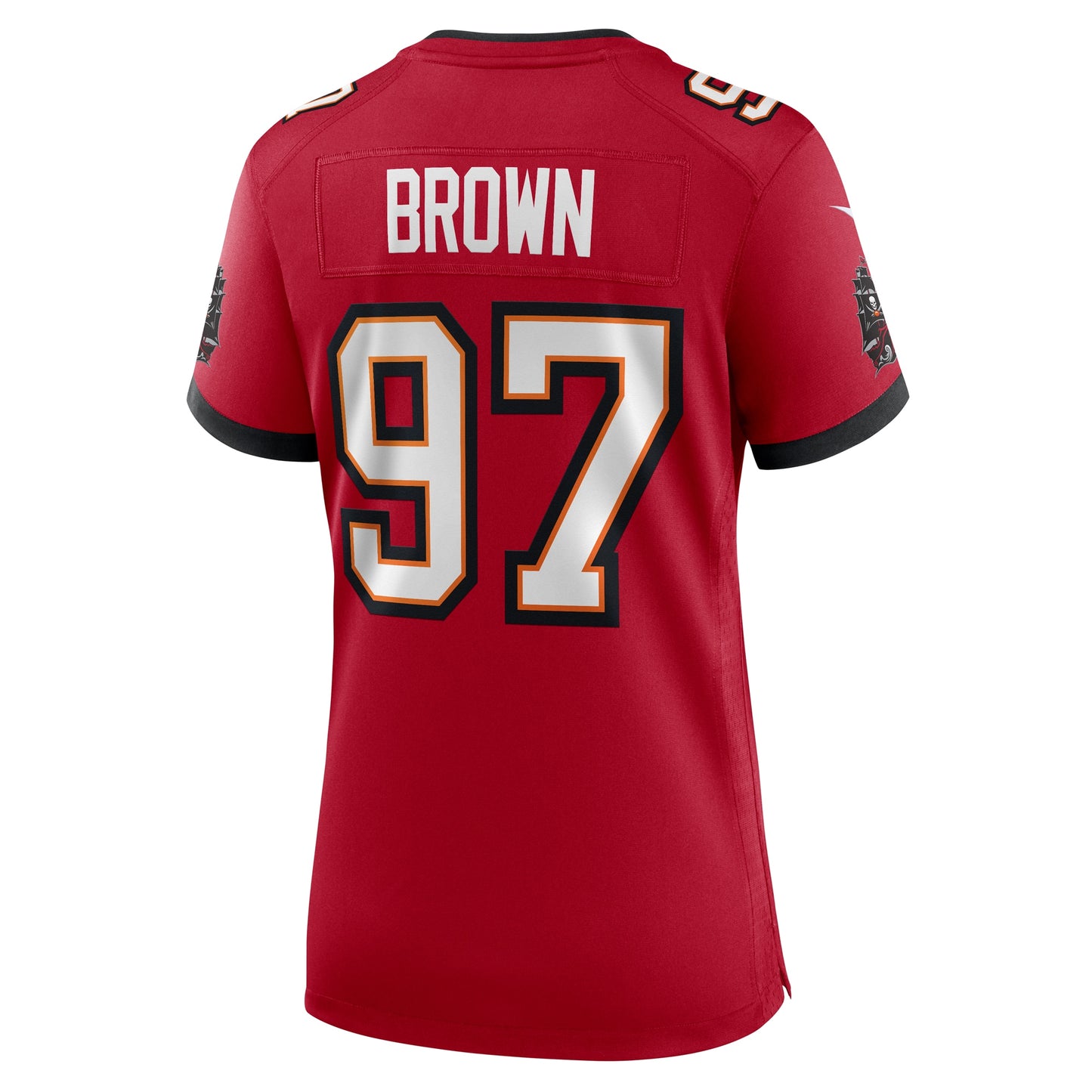 Tampa Bay Buccaneers Earnest Brown IV Red Game Jersey JS7639