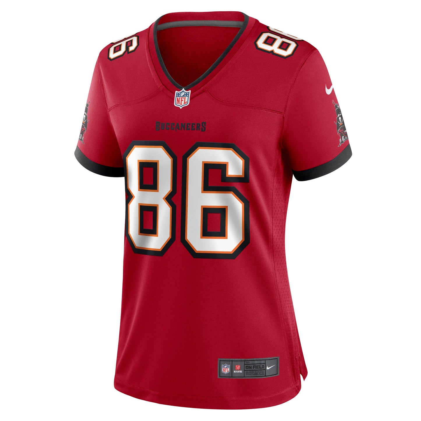 Tampa Bay Buccaneers Evan Deckers Red Game Jersey JS6540