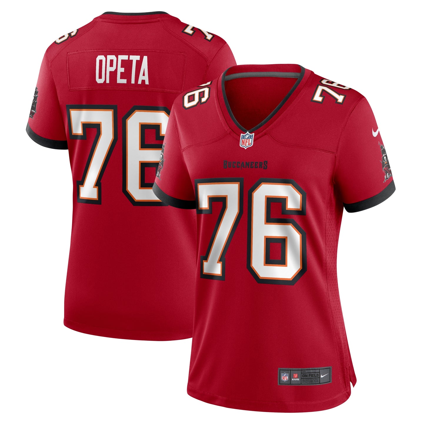 Tampa Bay Buccaneers Iosua Opeta Red Game Jersey JS3948