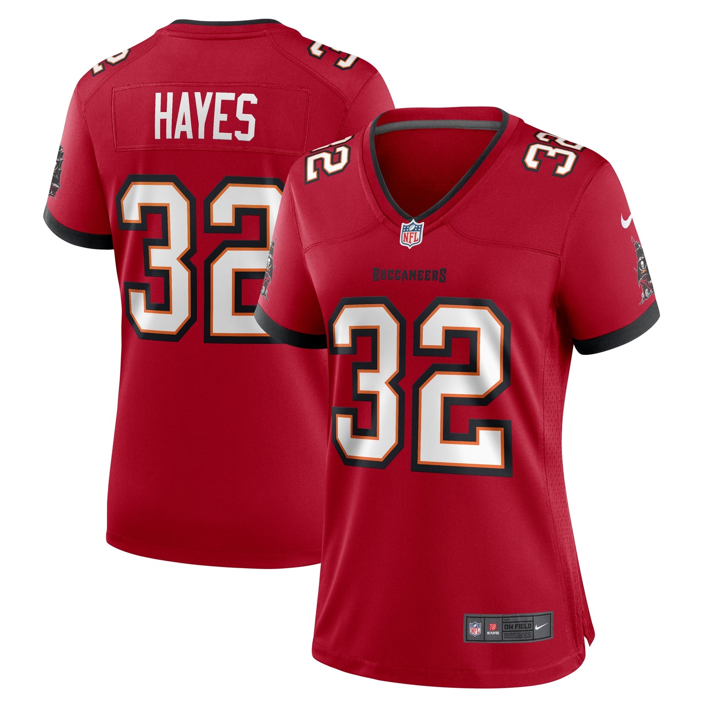 Tampa Bay Buccaneers Josh Hayes Red Game Jersey JS9134