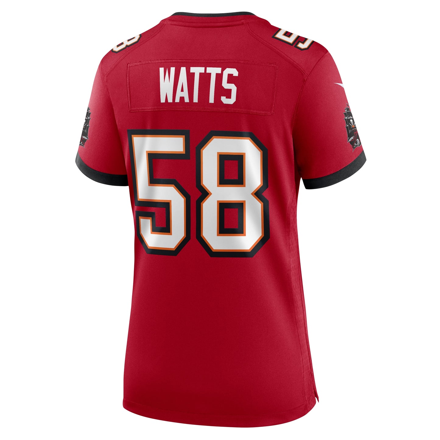 Tampa Bay Buccaneers Markees Watts Red Game Jersey JS8619