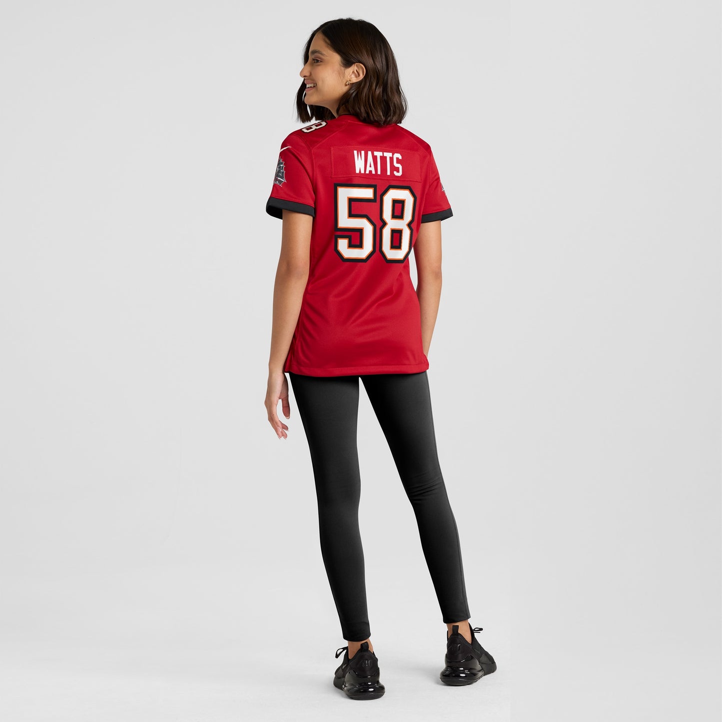 Tampa Bay Buccaneers Markees Watts Red Game Jersey JS8619