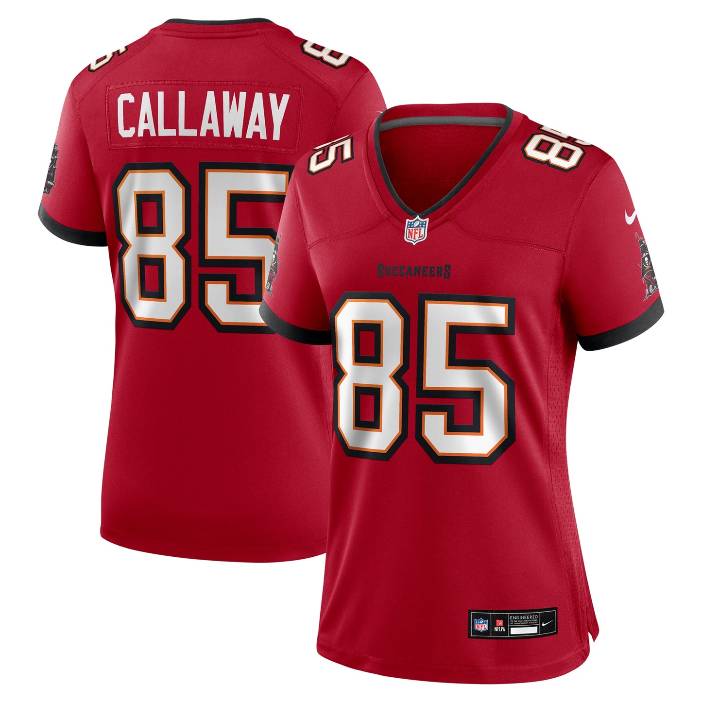 Tampa Bay Buccaneers Marquez Callaway Red Game Jersey JS7018
