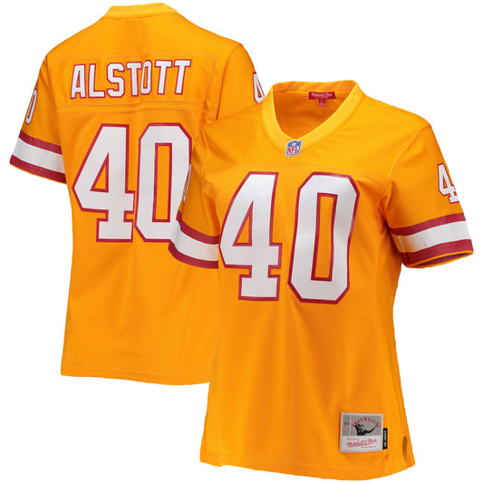 Tampa Bay Buccaneers Mike Alstott Mitchell & Ness Orange Legacy Player Jersey JS5734