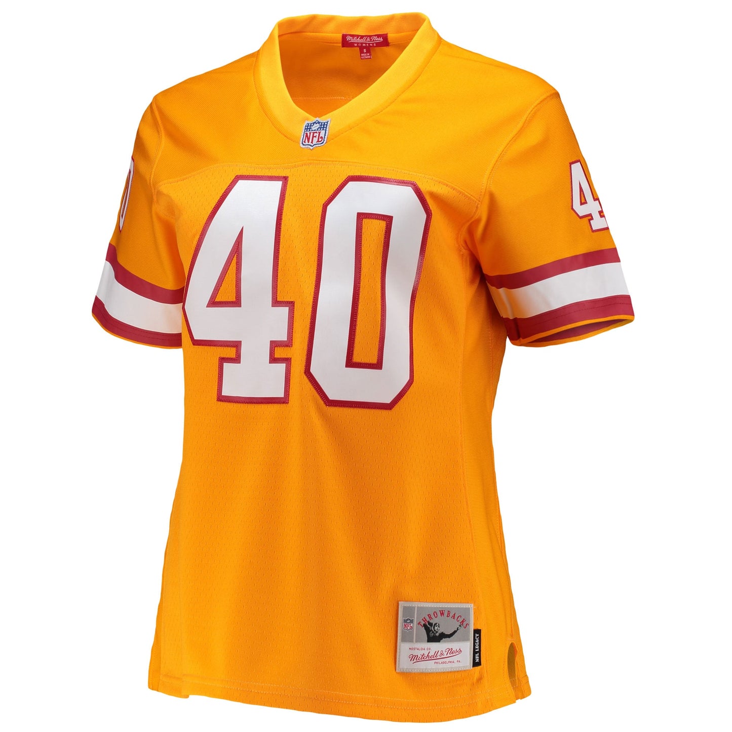 Tampa Bay Buccaneers Mike Alstott Mitchell & Ness Orange Legacy Player Jersey JS5734