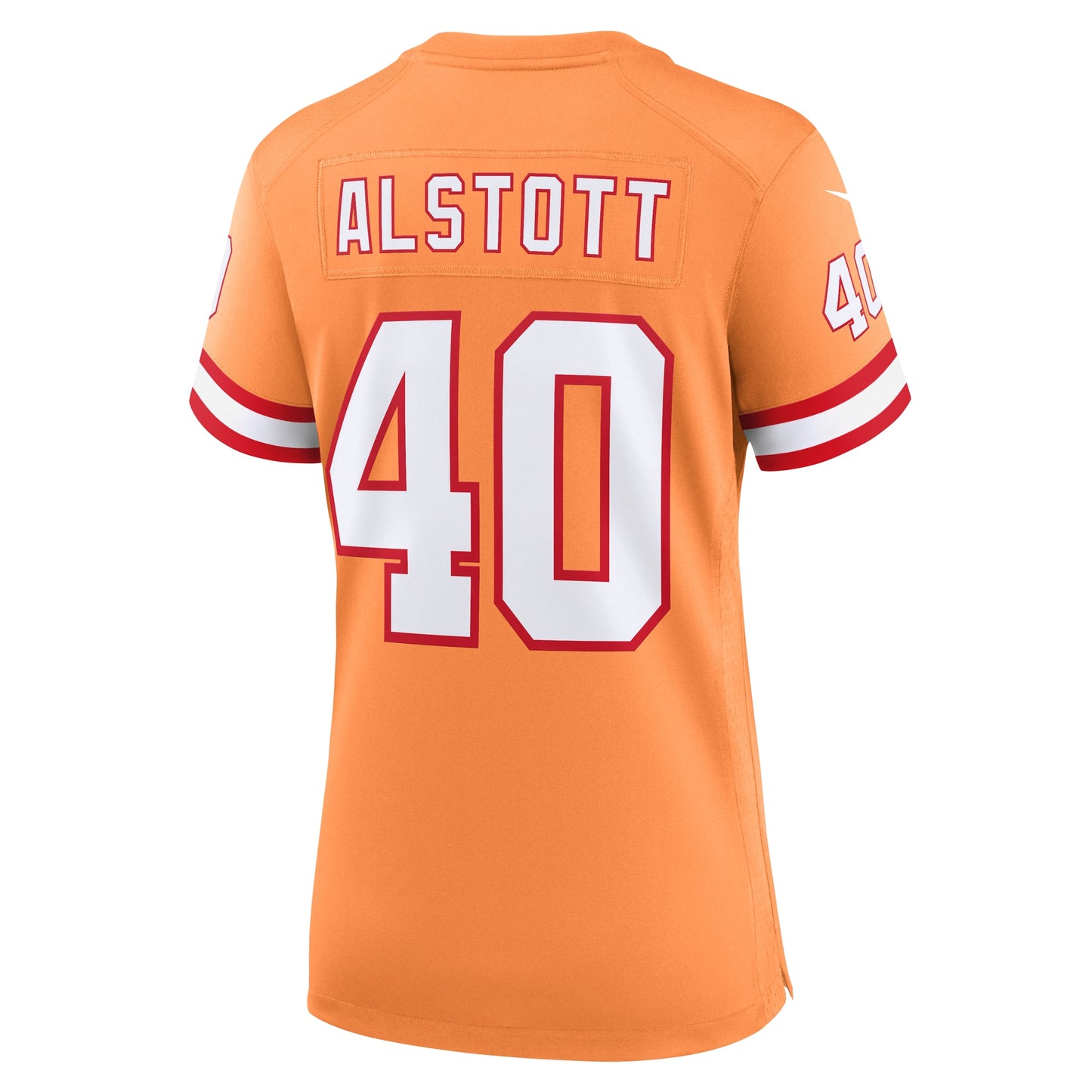 Tampa Bay Buccaneers Mike Alstott Orange Throwback Game Jersey JS6594
