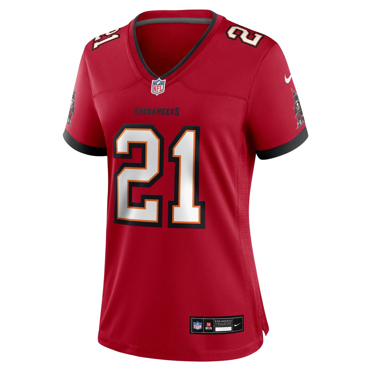 Tampa Bay Buccaneers Mike Edwards Red Game Jersey JS8006