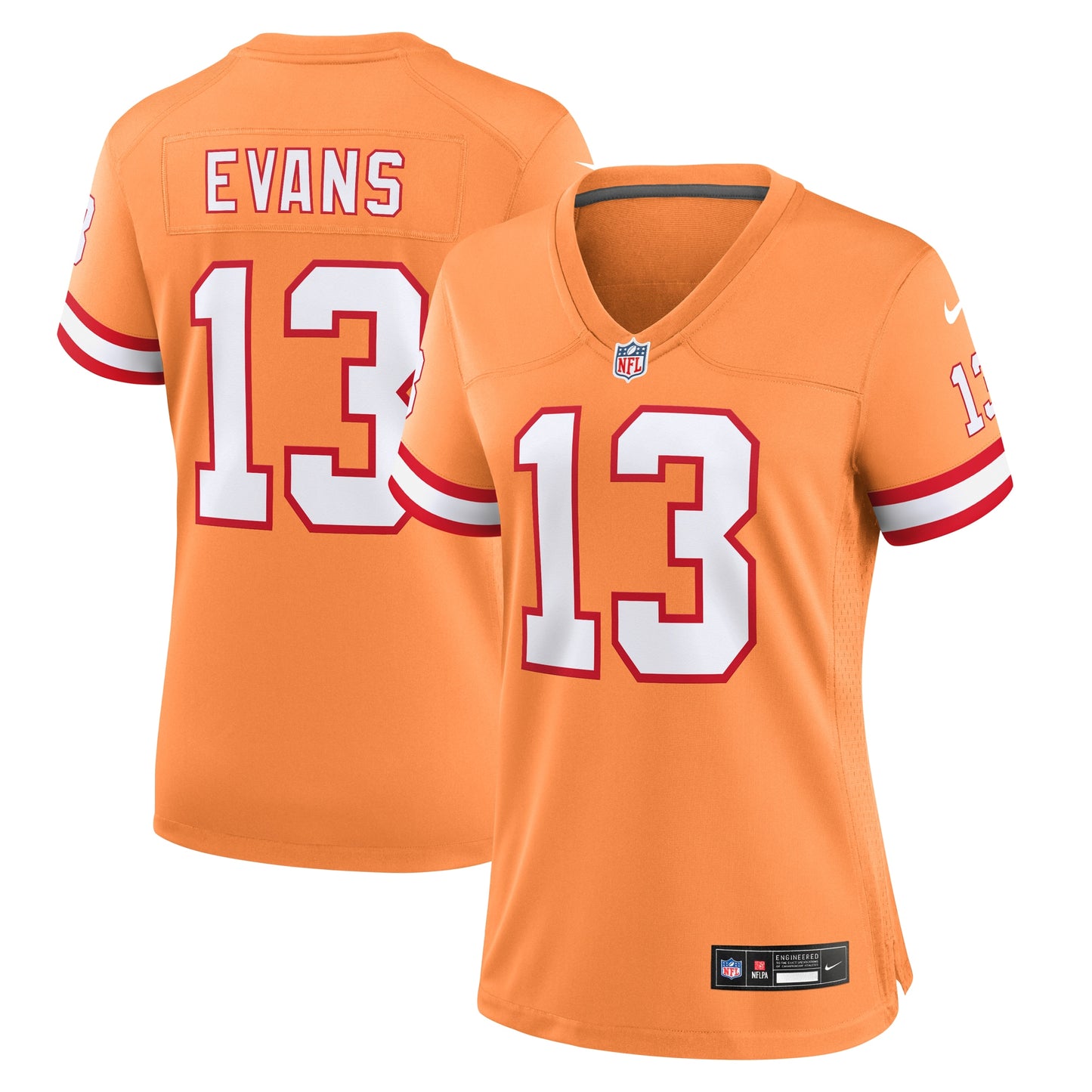 Tampa Bay Buccaneers Mike Evans Orange Player Jersey JS9763