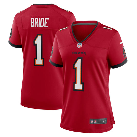 Tampa Bay Buccaneers Number 1 Bride Red Game Jersey JS4651