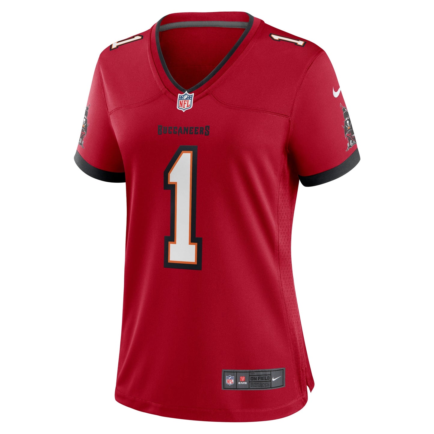 Tampa Bay Buccaneers Number 1 Bride Red Game Jersey JS4651