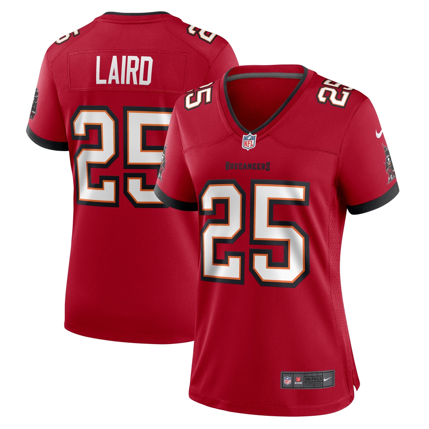 Tampa Bay Buccaneers Patrick Laird Red Game Jersey JS8703