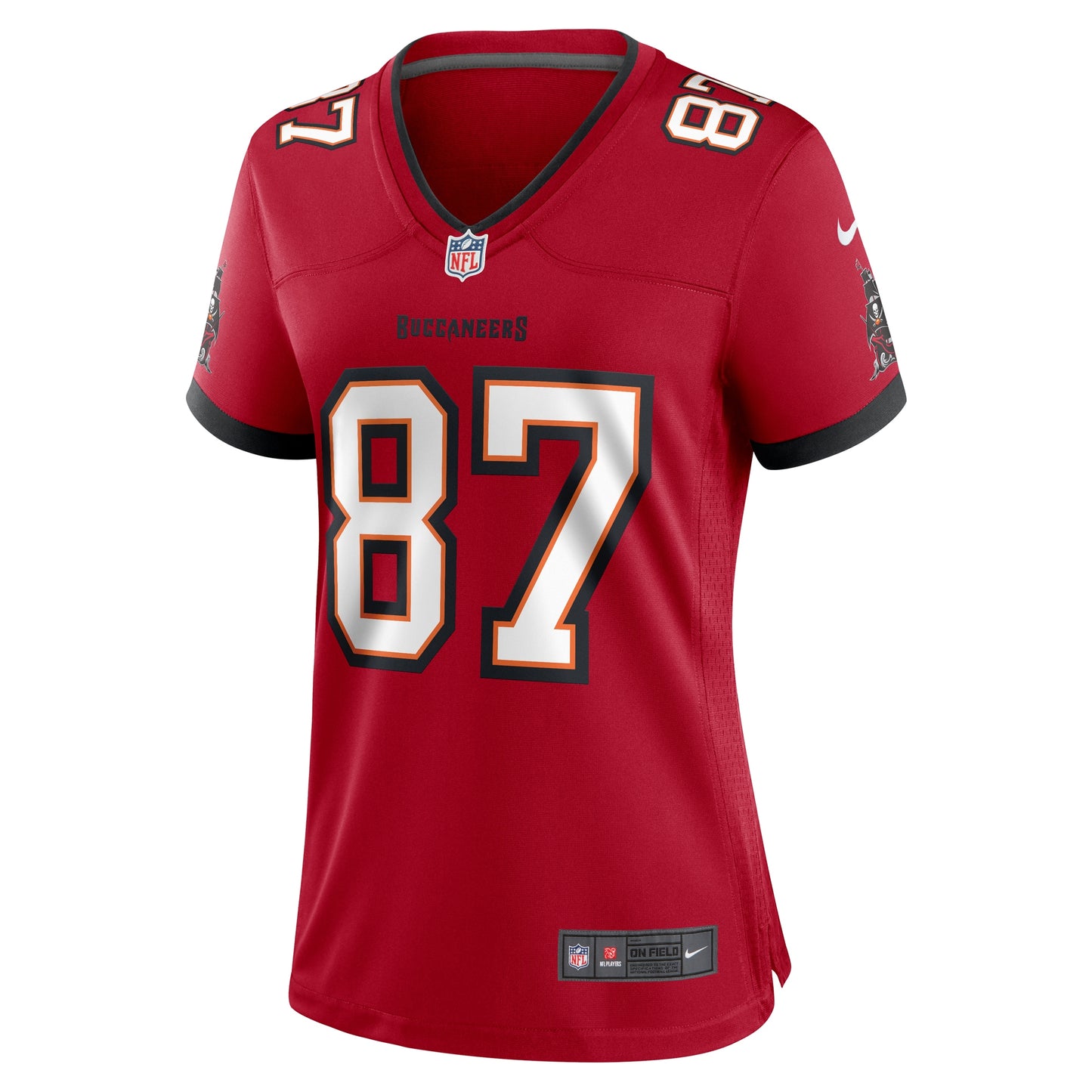 Tampa Bay Buccaneers Payne Durham Red Game Jersey JS4368