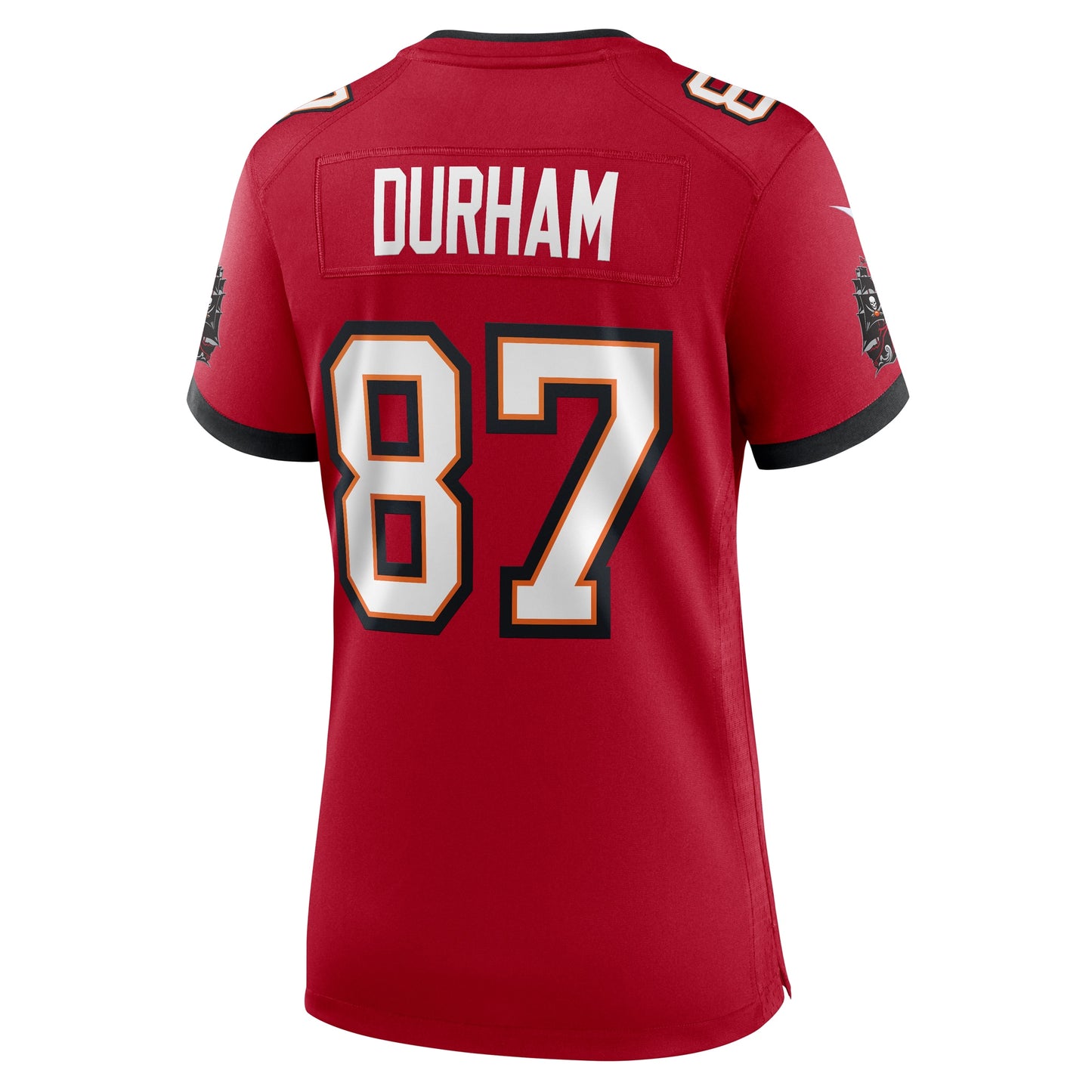 Tampa Bay Buccaneers Payne Durham Red Game Jersey JS4368