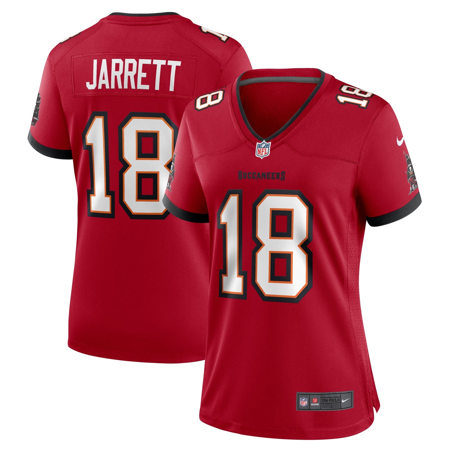 Tampa Bay Buccaneers Rakim Jarrett Red Game Jersey JS2591
