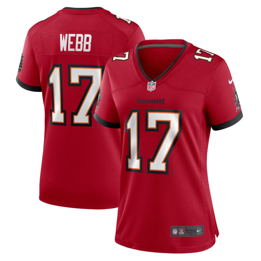Tampa Bay Buccaneers Raleigh Webb Red Game Jersey JS2614