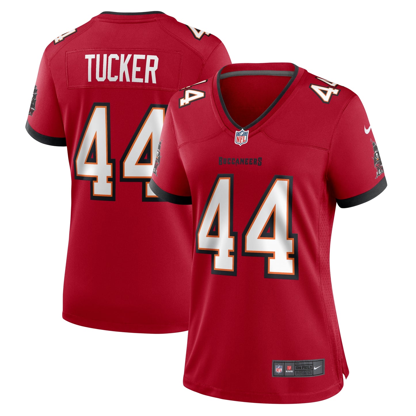 Tampa Bay Buccaneers Sean Tucker Red Game Jersey JS6101