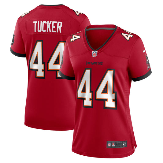 Tampa Bay Buccaneers Sean Tucker Red Game Jersey JS6101