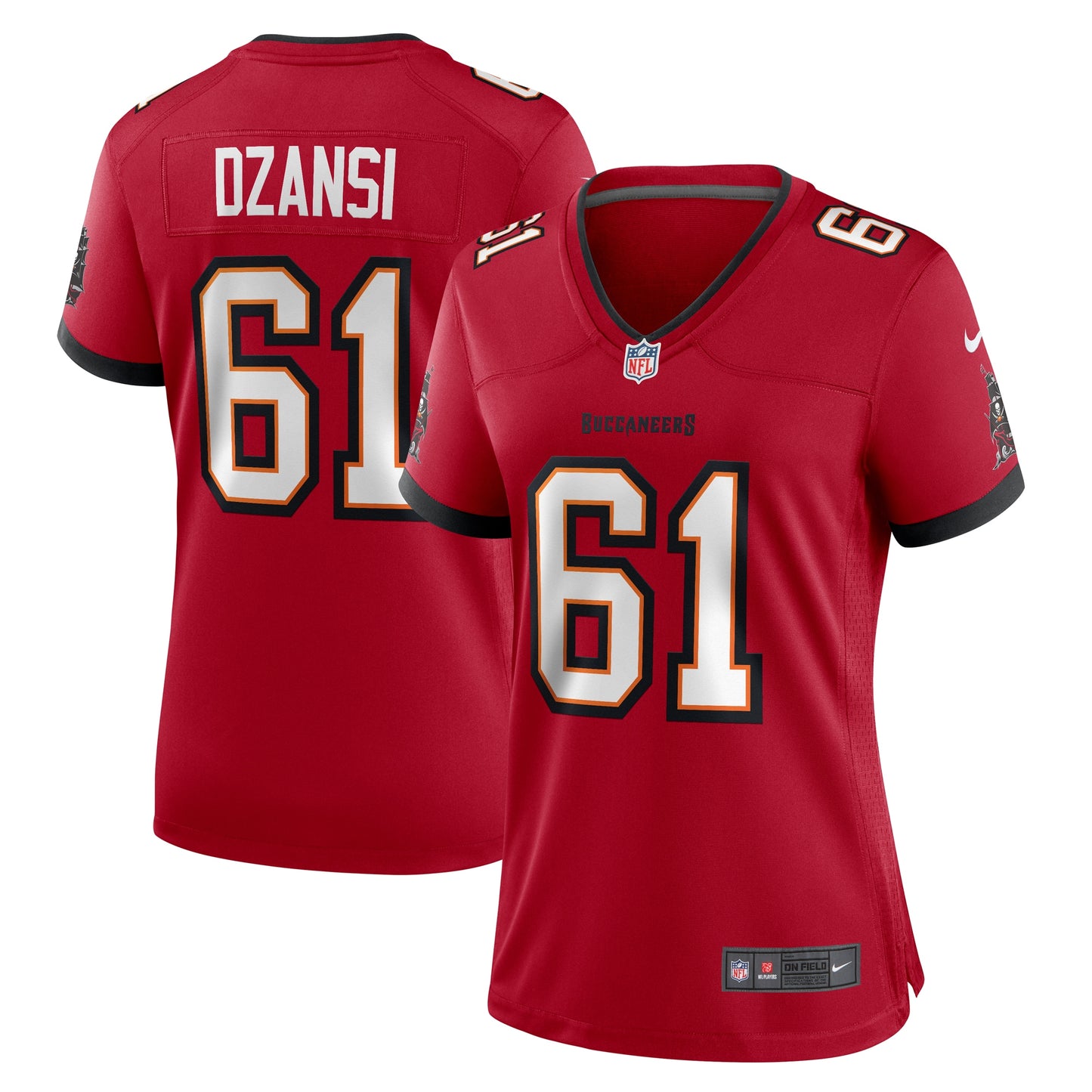 Tampa Bay Buccaneers Silas Dzansi Red Game Jersey JS3280