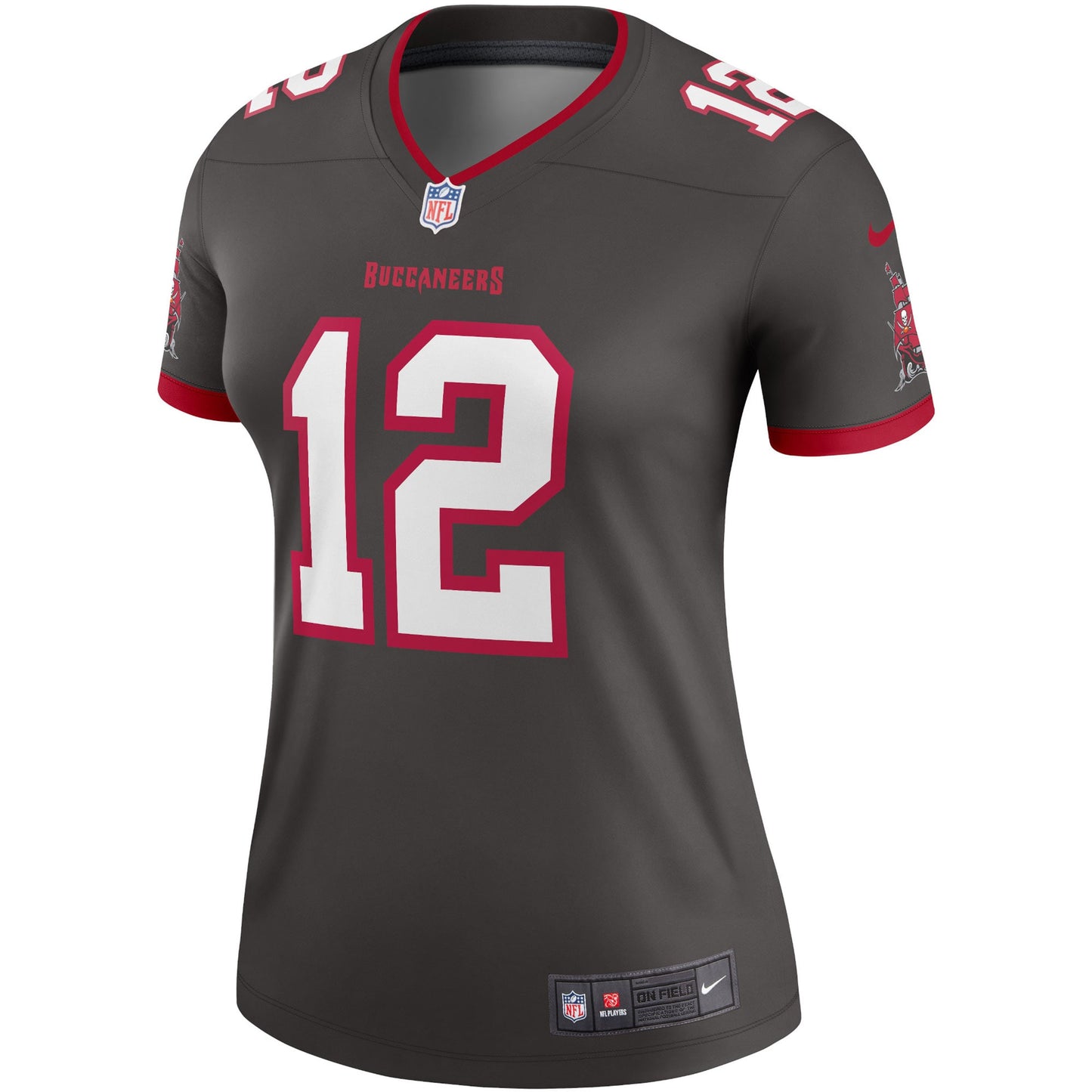 Tampa Bay Buccaneers Tom Brady Pewter Alternate Legend Player Performance Top JS8460 Jersey