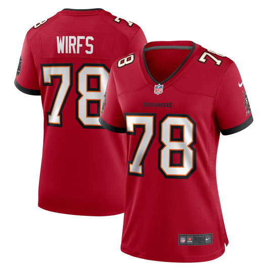 Tampa Bay Buccaneers Tristan Wirfs Red Game Jersey JS4119