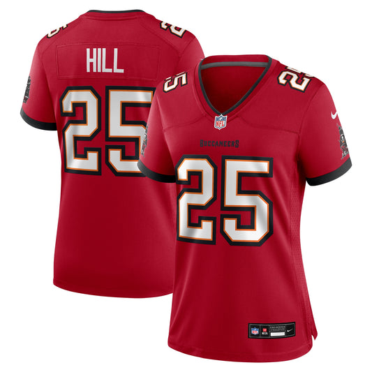 Tampa Bay Buccaneers Troy Hill Red Game Jersey JS6797