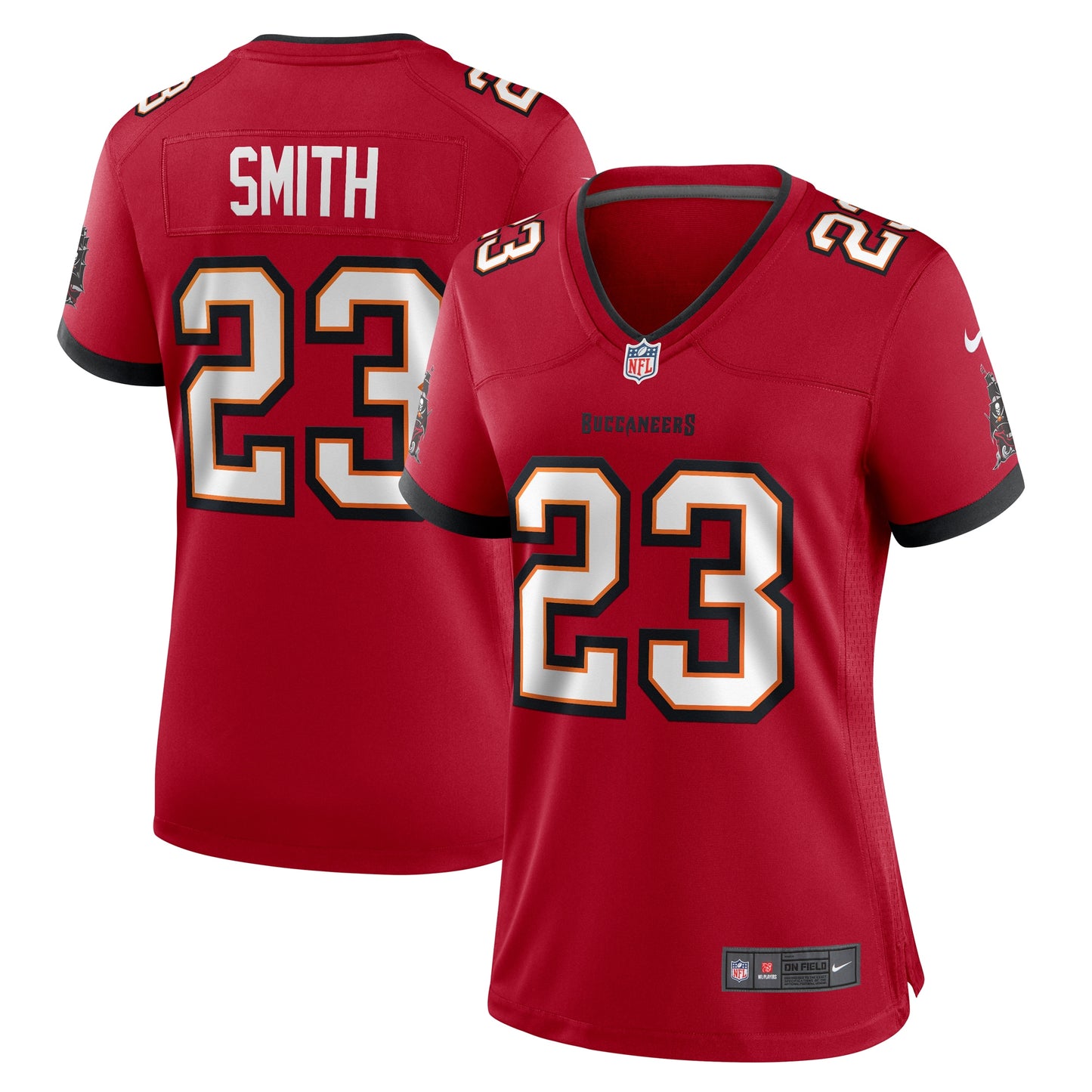 Tampa Bay Buccaneers Tykee Smith Red Game Jersey JS1193
