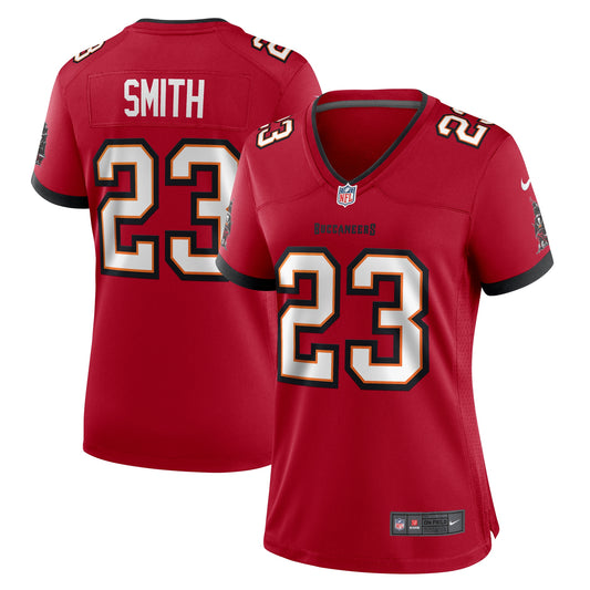 Tampa Bay Buccaneers Tykee Smith Red Game Jersey JS1193