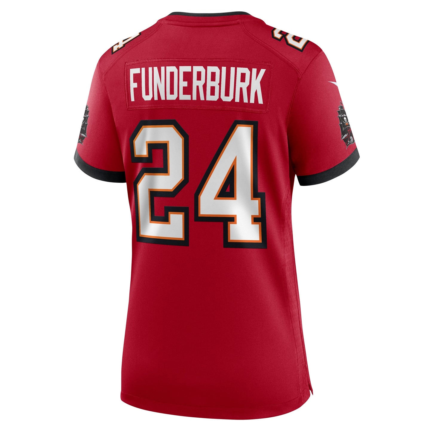 Tampa Bay Buccaneers Tyrek Funderburk Red Game Jersey JS1375