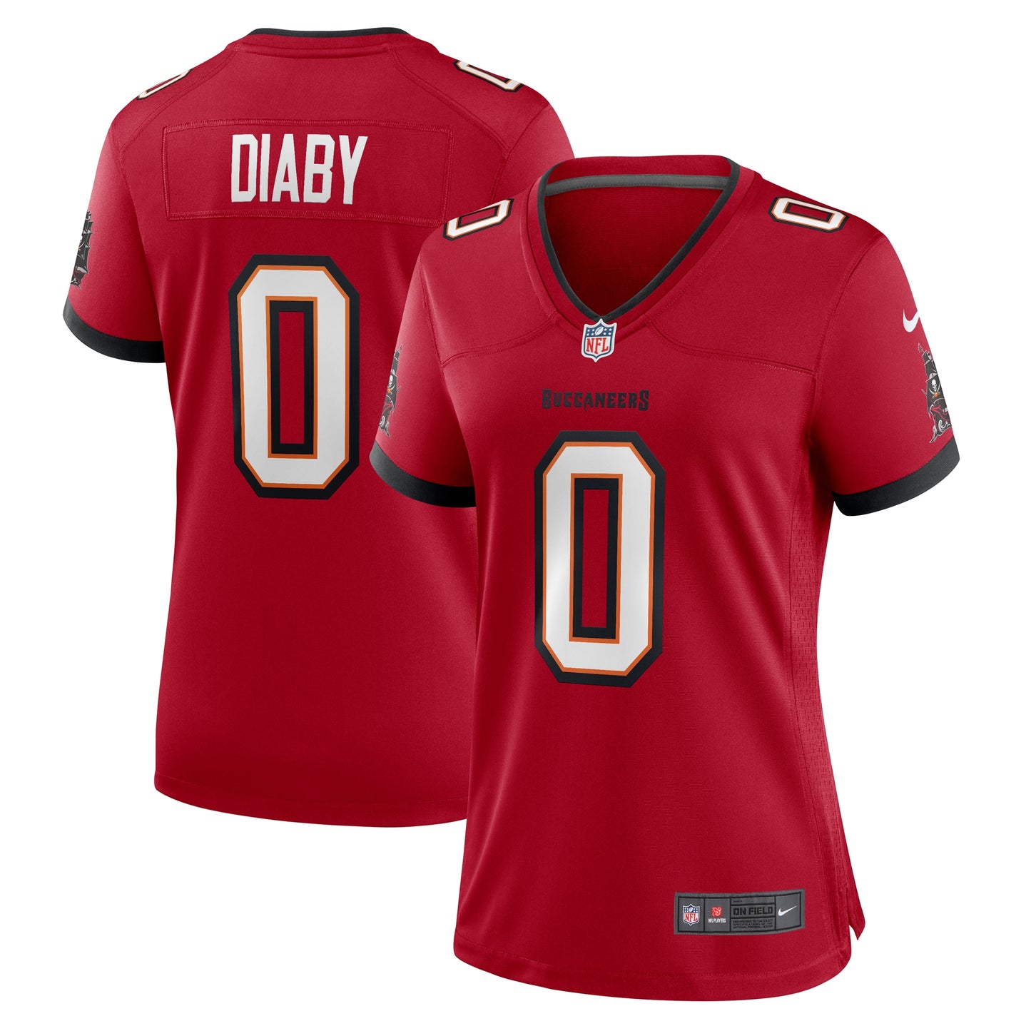 Tampa Bay Buccaneers YaYa Diaby Red Game Jersey JS9790